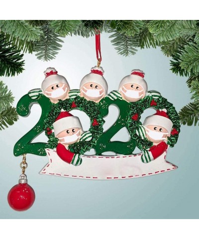 Personalized 2020 Christmas Ornament 2-5 Family Members- DIY Survived Family Customized Christmas Decorative Kit Xmas Tree Ha...