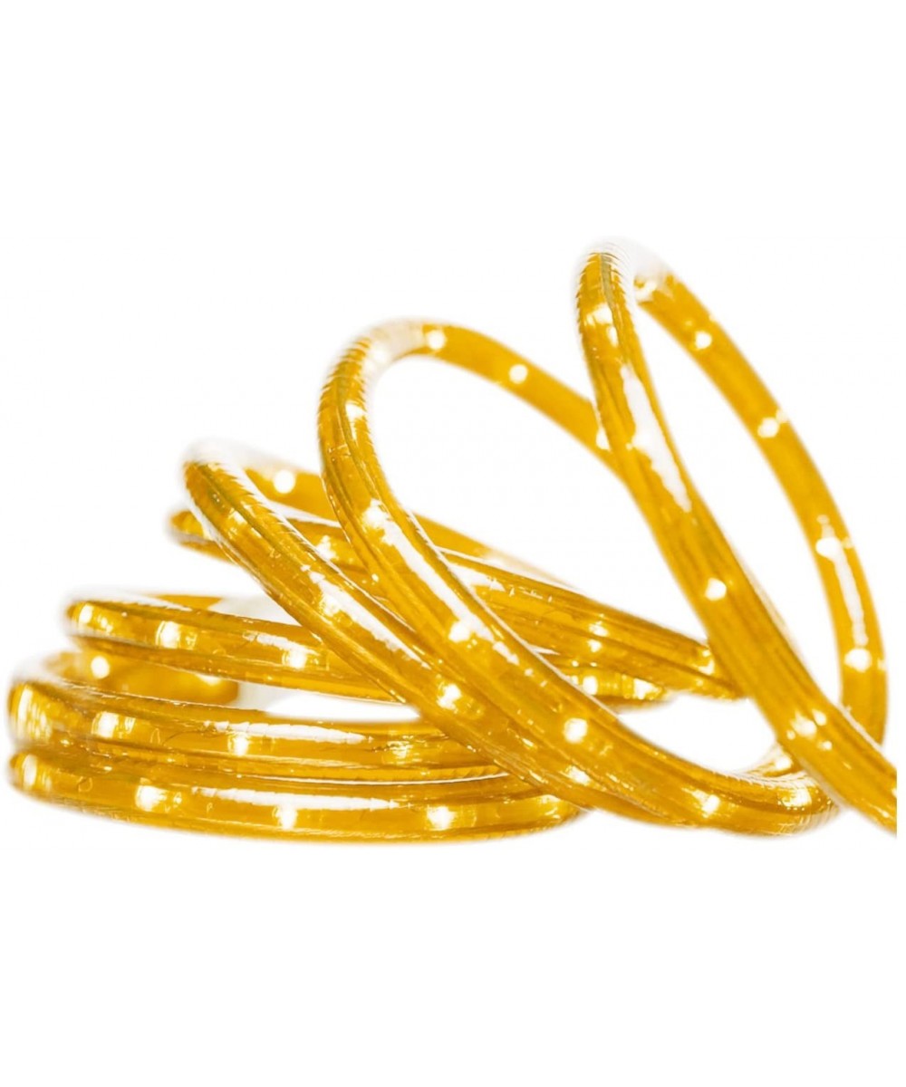 Rope with Clear Lights- 18-Feet- Gold - Gold - C411M1KVTXL $12.49 Rope Lights