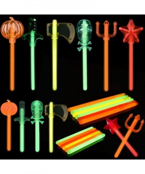 12 PCs Halloween Glow Sticks for Kids- Halloween Party Favors Treats and Prizes- Glow in the Dark Party Supplies（Including 12...