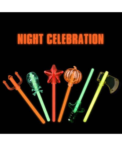 12 PCs Halloween Glow Sticks for Kids- Halloween Party Favors Treats and Prizes- Glow in the Dark Party Supplies（Including 12...