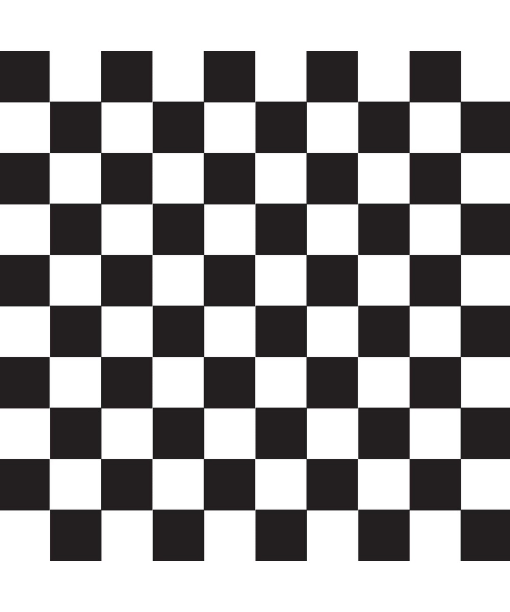 ValuMost Printed Plastic Table Cover Available in 36 Colors- 54" x 108"- Black and White Checked - Black and White Checked - ...