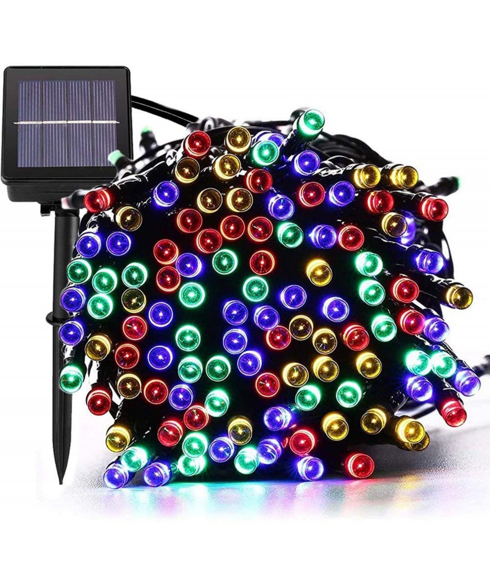 Solar String Lights Outdoor Waterproof 72FT 200 LED 8 Modes for Home/Garden/Patio Wedding/Christmas Party (Multicolor) - Mult...