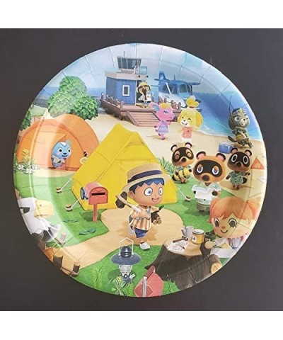 Combo2 25PC Animal Crossing 8FT Banner + 12PC Cups + 12PC Plates Party Supplies Decoration Theme Birthday - CR19ES2R3YX $12.1...