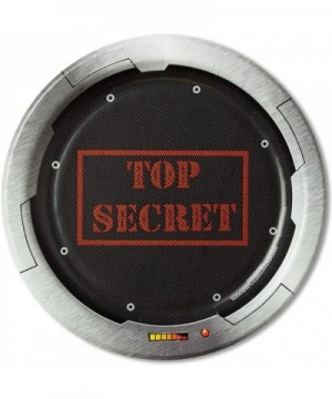 Top Secret Spy Party Dessert Plates (16) - CG1884WW6TN $11.60 Party Tableware