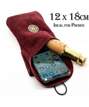 Medieval Renaissance Suede Jewelry Belt Pouch LARP Costume Waist Bag - Wine Red - C118ZY368EC $12.67 Favors