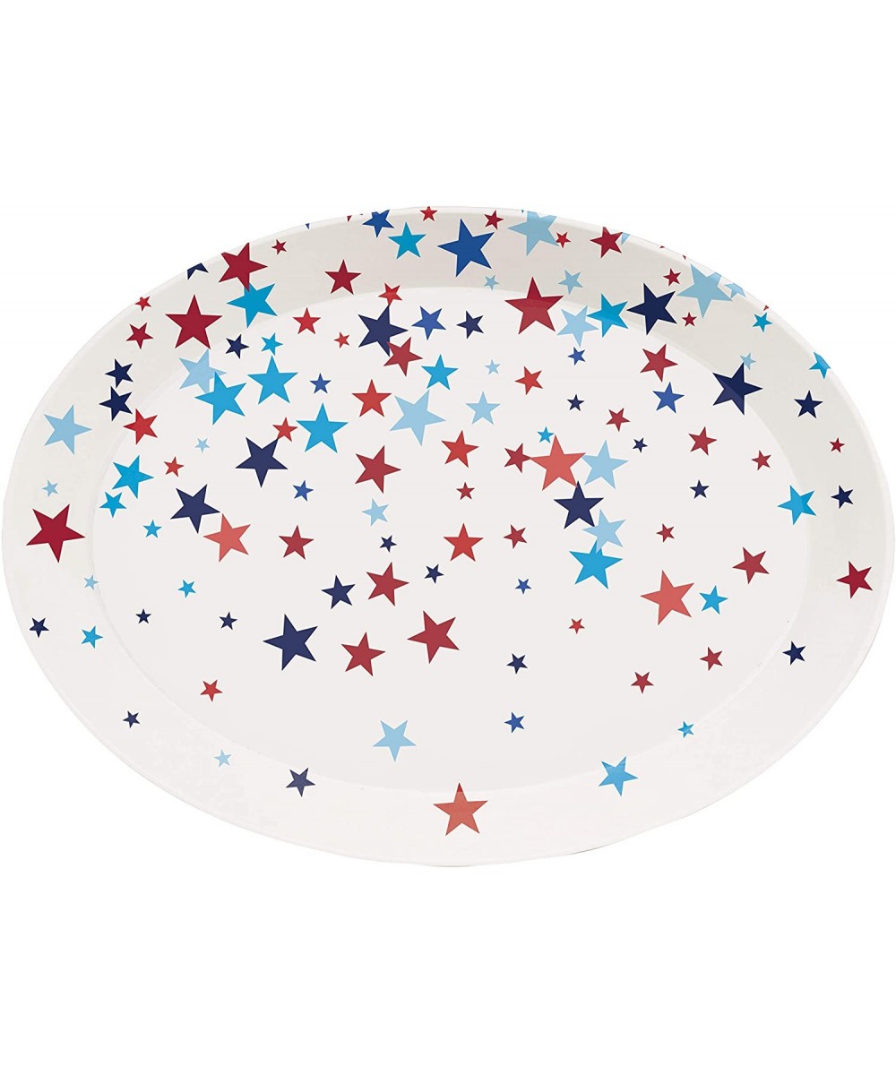 Patriotic Fourth of July Plastic Trays- 3 ct - C5193NTC4Z2 $8.71 Tableware