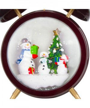 GMT-10322 Snowman Christmas Snow Globes Musical - Battery Operated LED Lighted Swirling Glitter Water Lantern - Christmas Dec...