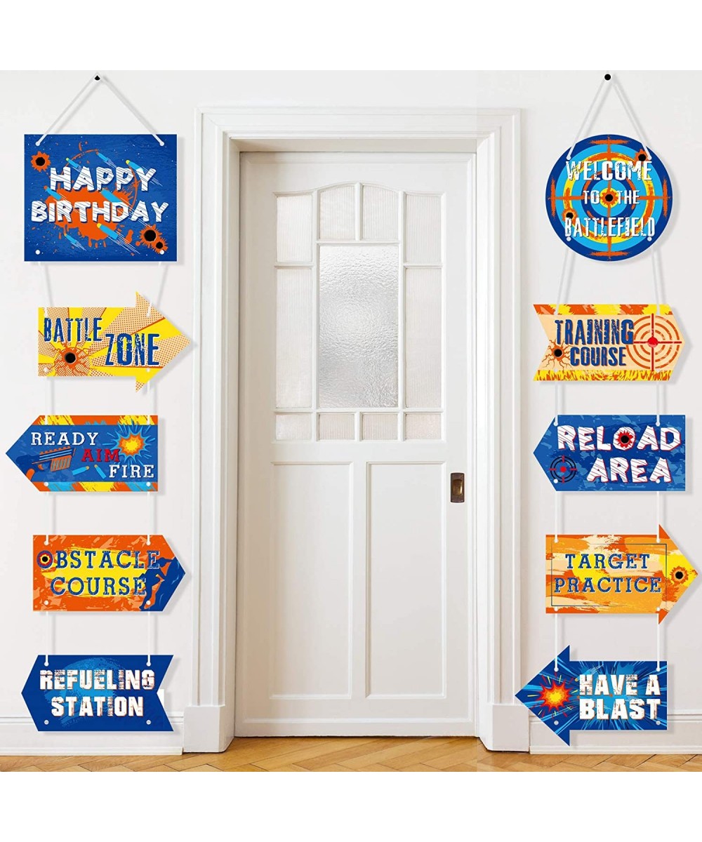 Dart War Party Signs Cutouts Dart War Party Door Signs Party Decorations for Dart War Fans Boys Birthday Party - CV19I5L8R9N ...