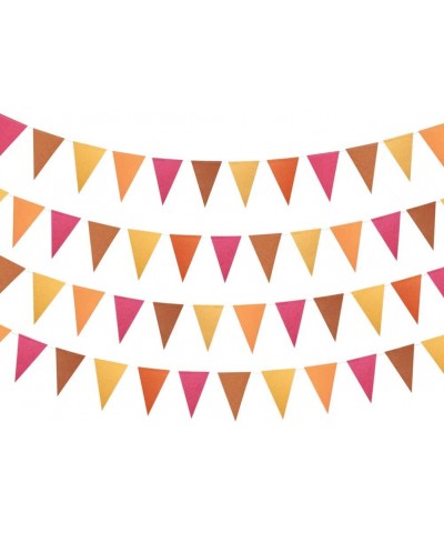 Thanks Giving Fall Triangle Garland Banner Party Decoration Banner Backdrop Party Supplies Bunting Kits for Baby Shower Kids ...