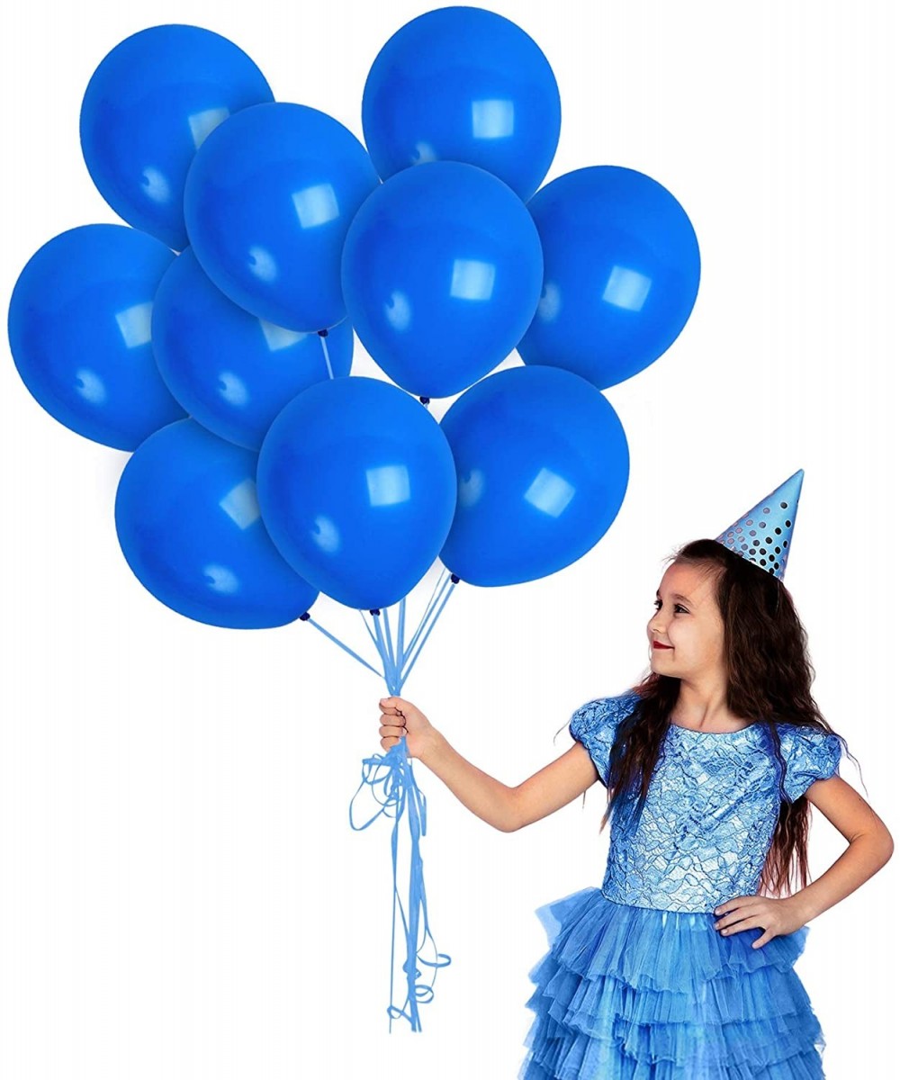 Matte Shiny Royal Blue Balloons Bulk Pack of 36 Premimum Latex 12 Inch for Bachelorette Graduation Nautical Bar Mitzvah Baby ...