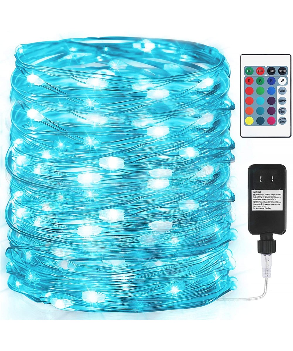 Fairy Lights 66FT 200 LED Waterproof Color Changing String Lights with Remote 4 Lighting Modes Plug in Twinkle Lights for Bed...