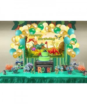 Dinosaur Birthday Party Supplies Decorations- Dinosaur Backdrop And Balloons Kit For Kids Photo Background- Dinosaur Décor (N...