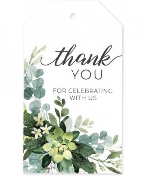 100 Lush Greenery Favor Thank You Tags/Thank You for Celebrating with us Wedding Favors - CE193EQTCK5 $13.40 Favors