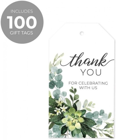 100 Lush Greenery Favor Thank You Tags/Thank You for Celebrating with us Wedding Favors - CE193EQTCK5 $13.40 Favors