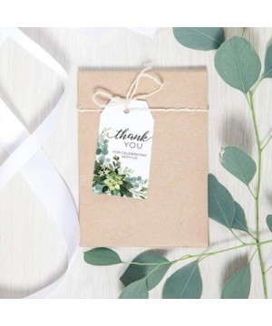 100 Lush Greenery Favor Thank You Tags/Thank You for Celebrating with us Wedding Favors - CE193EQTCK5 $13.40 Favors