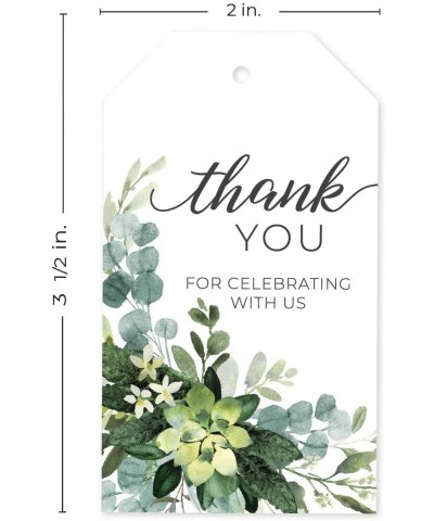 100 Lush Greenery Favor Thank You Tags/Thank You for Celebrating with us Wedding Favors - CE193EQTCK5 $13.40 Favors