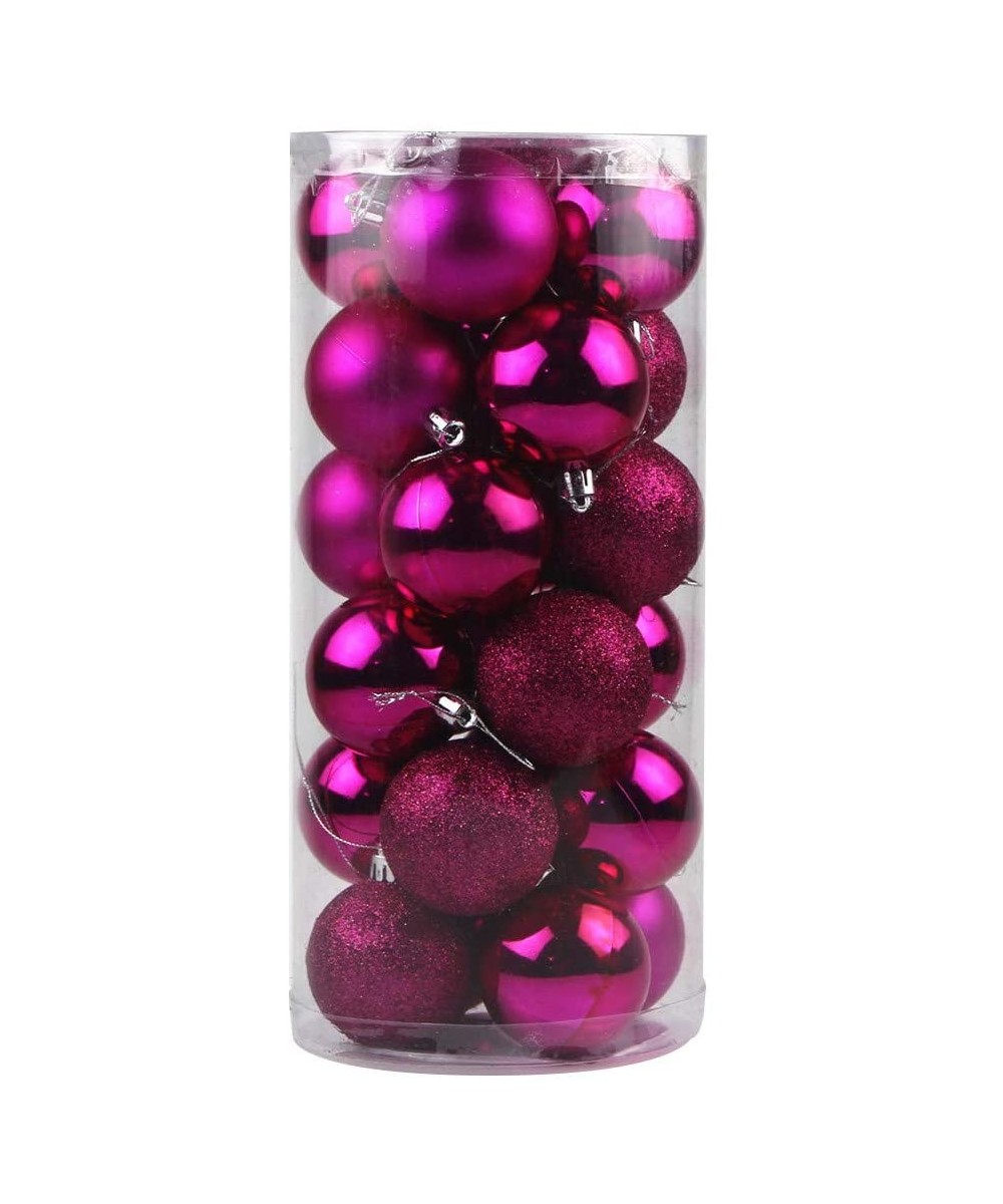 24 Pcs Christmas Ball Ornaments Shatterproof Christmas Decorations Tree Balls for Holiday Wedding Party Decoration- 24 Counts...