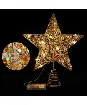 Christmas Tree Topper-Christmas Decorations Colorful Lighted Xmas Tree Star for Christmas Tree Ornament Party Decoration(12 I...