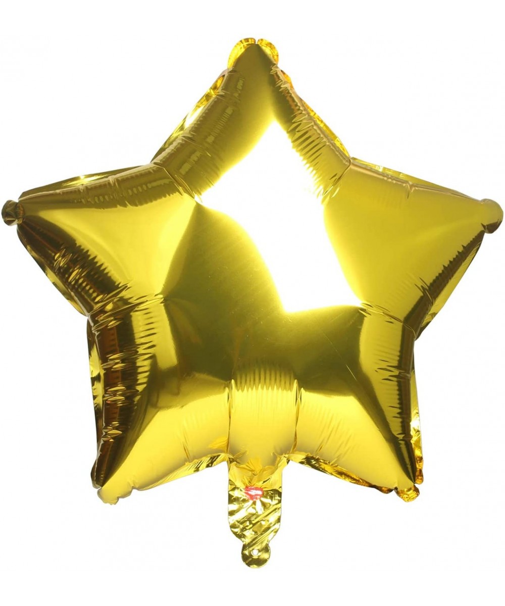 Star-Shaped Balloon-18inch" Gold Foil Balloon Mylar Balloon-Wedding-Baby Shower Decor - 10pcs - C6196YWN4XZ $6.03 Balloons