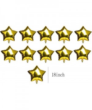 Star-Shaped Balloon-18inch" Gold Foil Balloon Mylar Balloon-Wedding-Baby Shower Decor - 10pcs - C6196YWN4XZ $6.03 Balloons