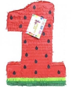 Large Number One Pinata Red Watermelon Theme - CH18USRKY8C $32.73 Piñatas