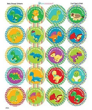 2 Inch Dinosaur Thank You Stickers Boy Baby Shower Favor 60 Labels - C8195DW3OTK $7.66 Favors