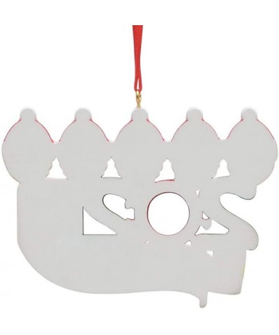 Personalized 2020 Quarantine Family Christmas Ornaments with Masks Hand Sanitizer Toilet Paper- Customized Name Xmas Tree Han...