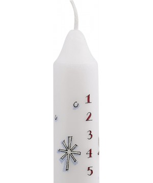 Traditional Christmas Advent Calendar Dinner Candle - Snowmen - CA184XG467Y $6.36 Candles