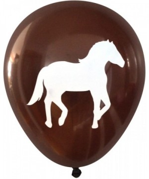 Horse Latex Balloons- 16 count (Pinks & Dark Brown) - Pinks & Brown - CM18D50GW5A $9.11 Balloons