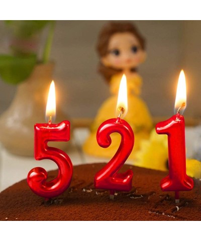 Red Birthday Candles 3 Candle 3rd Three Years Cake Bady Roman Numberal Cool Number Candle No 30 31 32 33 34 35 36 37 38 39 - ...