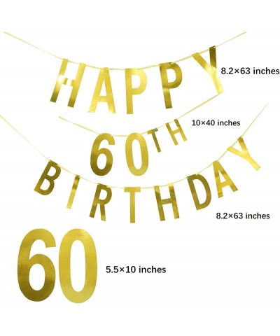 60th birthday decorations balloons kit - (108pack) 100 balloons- birthday banner- 6 foil Balloons- 60' foil Balloons. 60th bi...