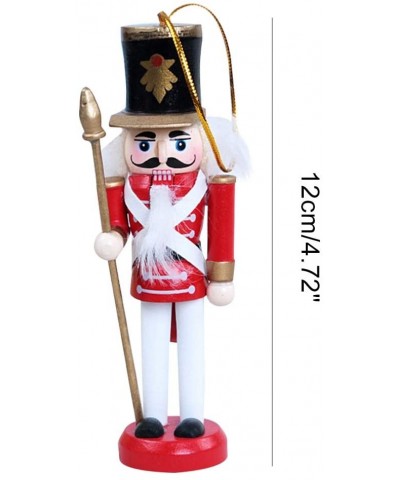 5 Piece 5 Inch Nutcracker Figures Soldier Doll Decoration Christmas Nutcracker Figurine Collection Wooden Nutcracker Ornament...