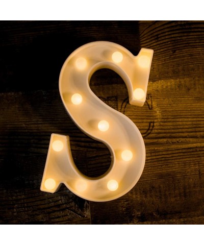 LED Letter Lights Sign Light Up Letters Sign for Night Light Wedding/Birthday Party Battery Powered Christmas Lamp Home Bar D...