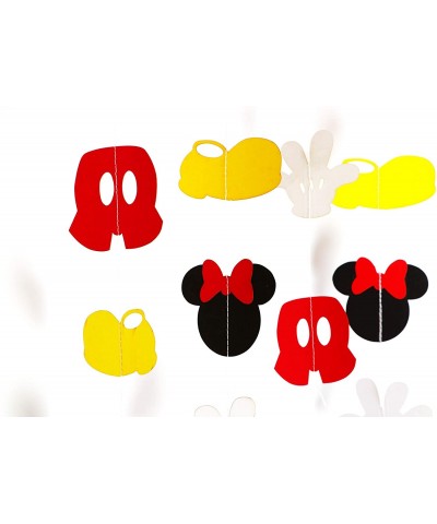 Mickey Mouse Inspired Garland - Birthday Decorations Items-Birthday Decoration Material-Birthday Decorations-Birthday Party D...