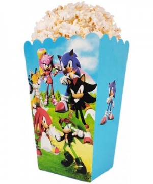 12 pcs Sonic the Hedgehog popcorn boxes- Sonic the Hedgehog themed party supplies- children's birthday party snack boxes - CC...