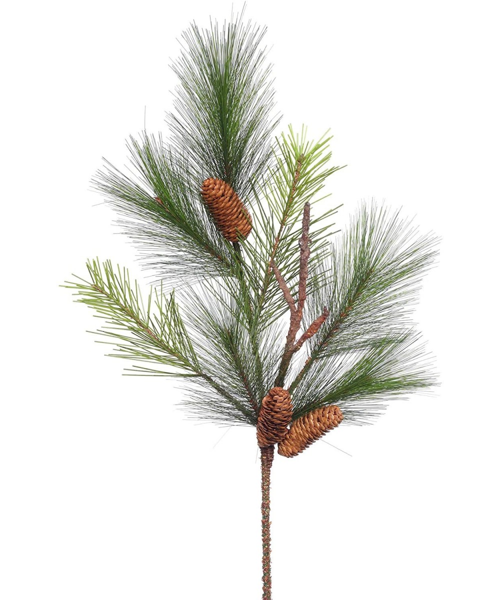 Bavarian Pine Spray with Cones & 7 Hard Needle Tips- 29 - C6127203RAV $10.72 Garlands