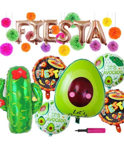 Fiesta Party Supplies Decoration- 24" Large Cactus Ballon Mexican Party Cinco De Mayo Decorations with Air Pump- Fiesta Theme...