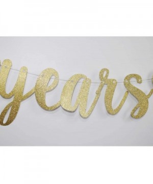 40 Years Blessed Banner- Funny Gold Glitter Sign for 40th Birthday/Wedding Anniversary Party Supplies Photo Props - CD18WXS6Z...