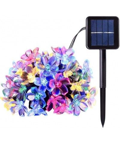 3 x 23 FT Solar Powered Flower String Lights 50 LED 23 FT Twinkle Fairy Lights for Xmas Tree Patio Yard Porch Garden Fence Ou...