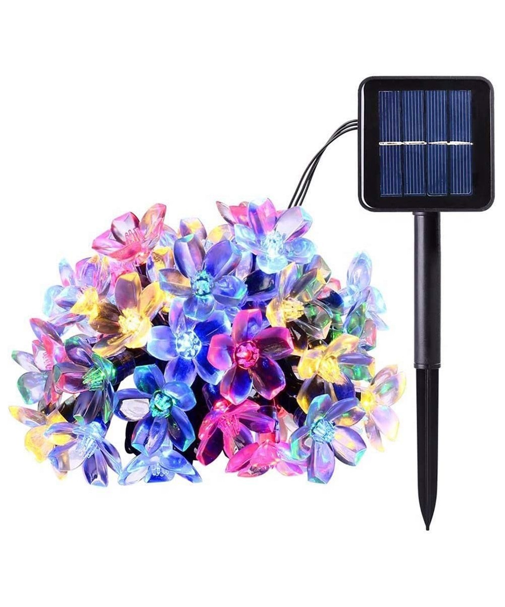 3 x 23 FT Solar Powered Flower String Lights 50 LED 23 FT Twinkle Fairy Lights for Xmas Tree Patio Yard Porch Garden Fence Ou...