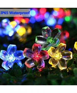 3 x 23 FT Solar Powered Flower String Lights 50 LED 23 FT Twinkle Fairy Lights for Xmas Tree Patio Yard Porch Garden Fence Ou...