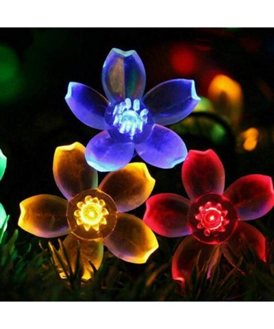 3 x 23 FT Solar Powered Flower String Lights 50 LED 23 FT Twinkle Fairy Lights for Xmas Tree Patio Yard Porch Garden Fence Ou...