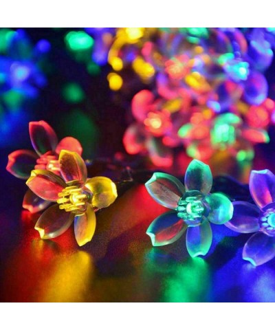 3 x 23 FT Solar Powered Flower String Lights 50 LED 23 FT Twinkle Fairy Lights for Xmas Tree Patio Yard Porch Garden Fence Ou...