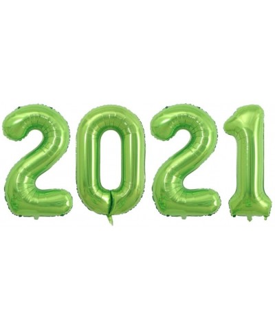 40 Inch Green 2021 Number Foil Balloons for New Year Graduation Party Decorations Balloons (Green) - Green - CZ19D0UO2ZW $6.2...