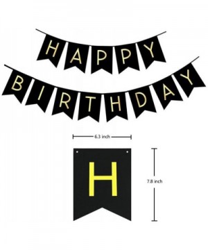 21st Birthday Decorations Kit - Gold Glitter Happy Birthday Banner & Sparkling Celebration 21 Hanging Swirls - 21th Birthday ...