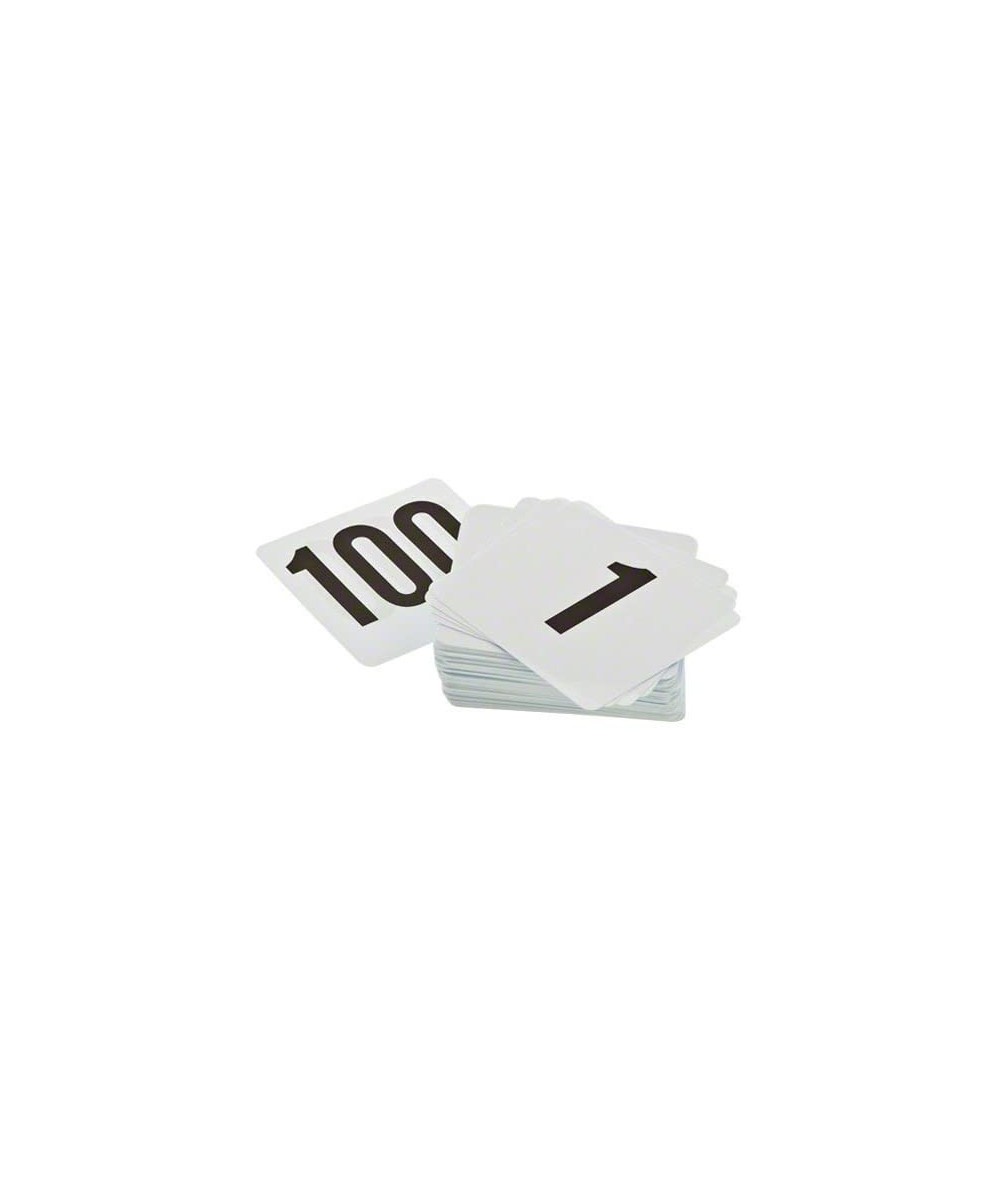 Plastic Table Numbers- 1-100 - CT1148YMC2P $16.66 Place Cards & Place Card Holders