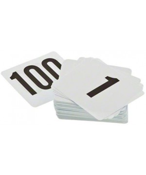 Plastic Table Numbers- 1-100 - CT1148YMC2P $16.66 Place Cards & Place Card Holders