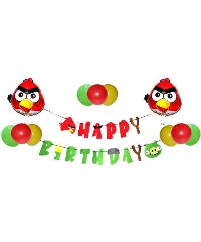 Angry Birds Balloons Banner Set Party Pack Birthday Banner for Angry Birds Game Theme Party Supplies Decorations Kit - Angry ...