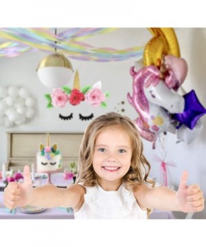 Unicorn Birthday Party Set with Headband and Balloons 16 Guests - Unicorn Birthday Decorations With Headband - CE18SC28NHI $1...