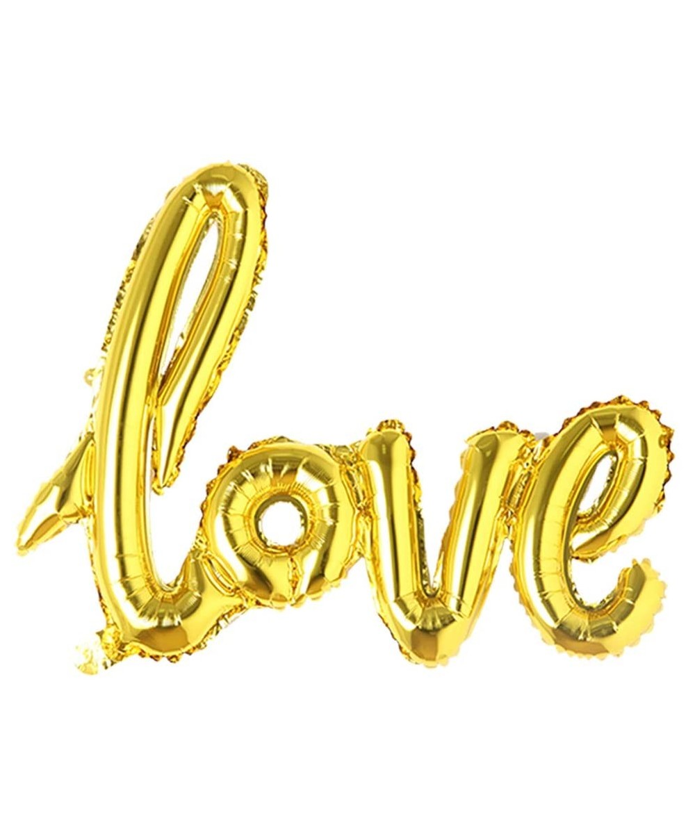 Giant Multicolor Love Letter Foil Balloons Champagne Love Balloon- Wedding Party Decoration Valentines Day Gift Marriage Deco...